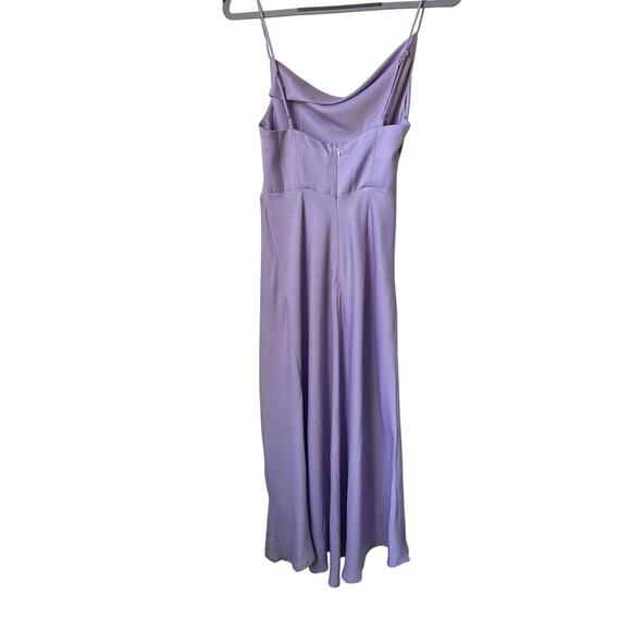 NWT Suki Front Split Lilac Midi Dress - XS - Picture 5 of 8